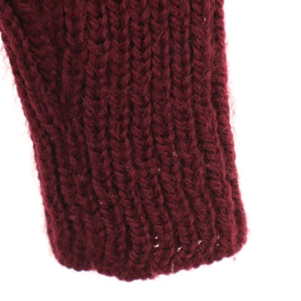 Y's ワイズ 日本製 長袖 ニットカーディガン ボルドー ヨウジヤマモト レディース