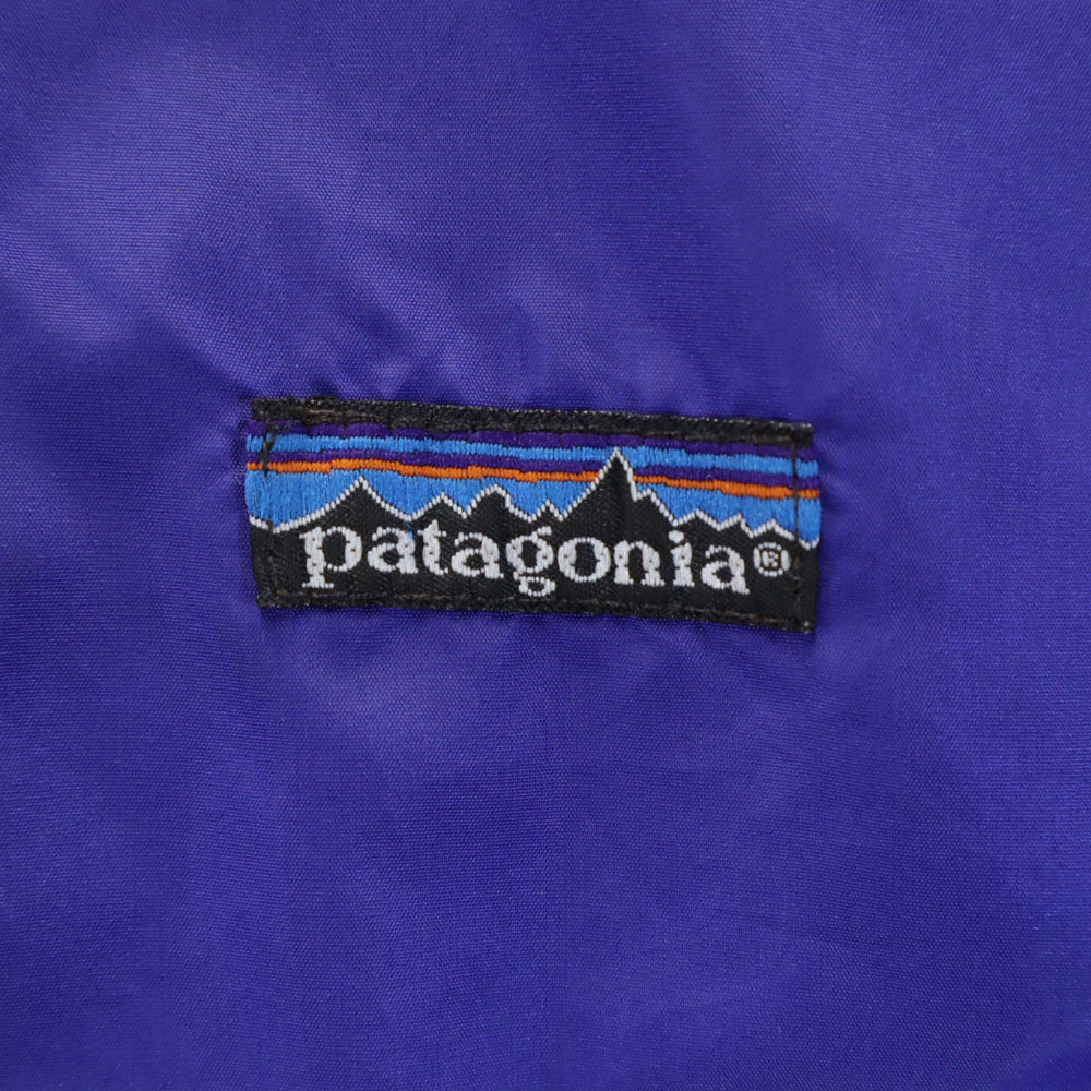 patagonia パタゴニア 80s 90s アウトドア USA製 42109 オールド レジスターマーク ナイロンジャケット 9月10日 パープル キッズ