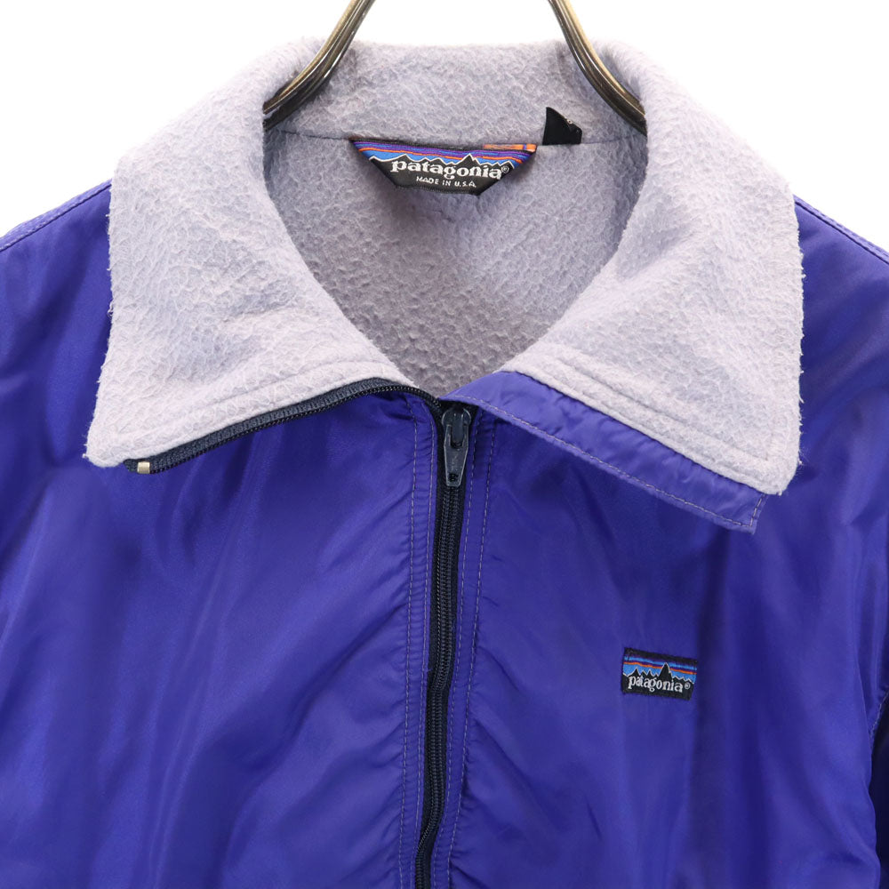 patagonia パタゴニア 80s 90s アウトドア USA製 42109 オールド レジスターマーク ナイロンジャケット 9月10日 パープル キッズ