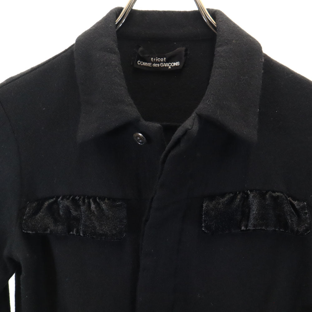 トリココムデギャルソン 90s 1999年 日本製 オールド ウールジャケット ブラック tricot COMME des GARCONS レディース