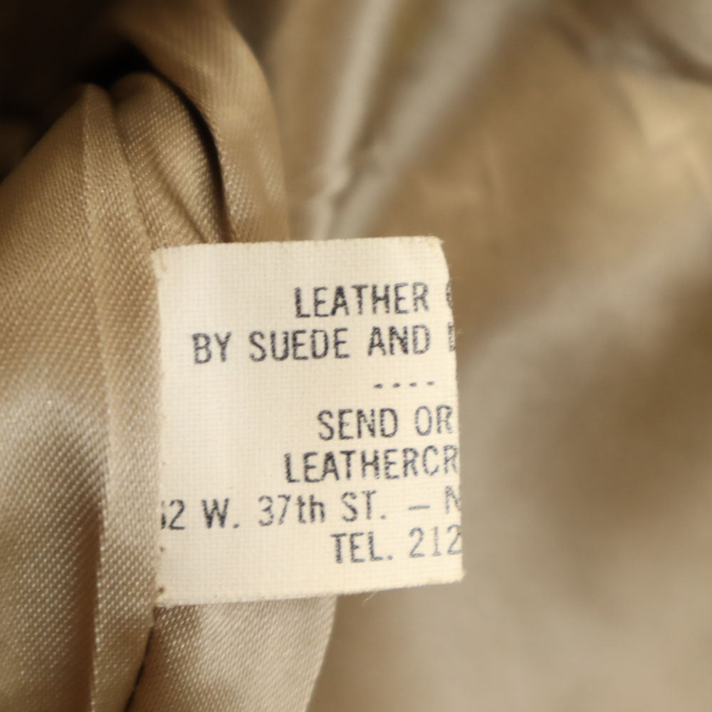 ヴァガボンド 60s 70s ヴィンテージ レザージャケット 42 ブラウン VAGABOND LEATHERS ブルゾン TALONジップ メンズ