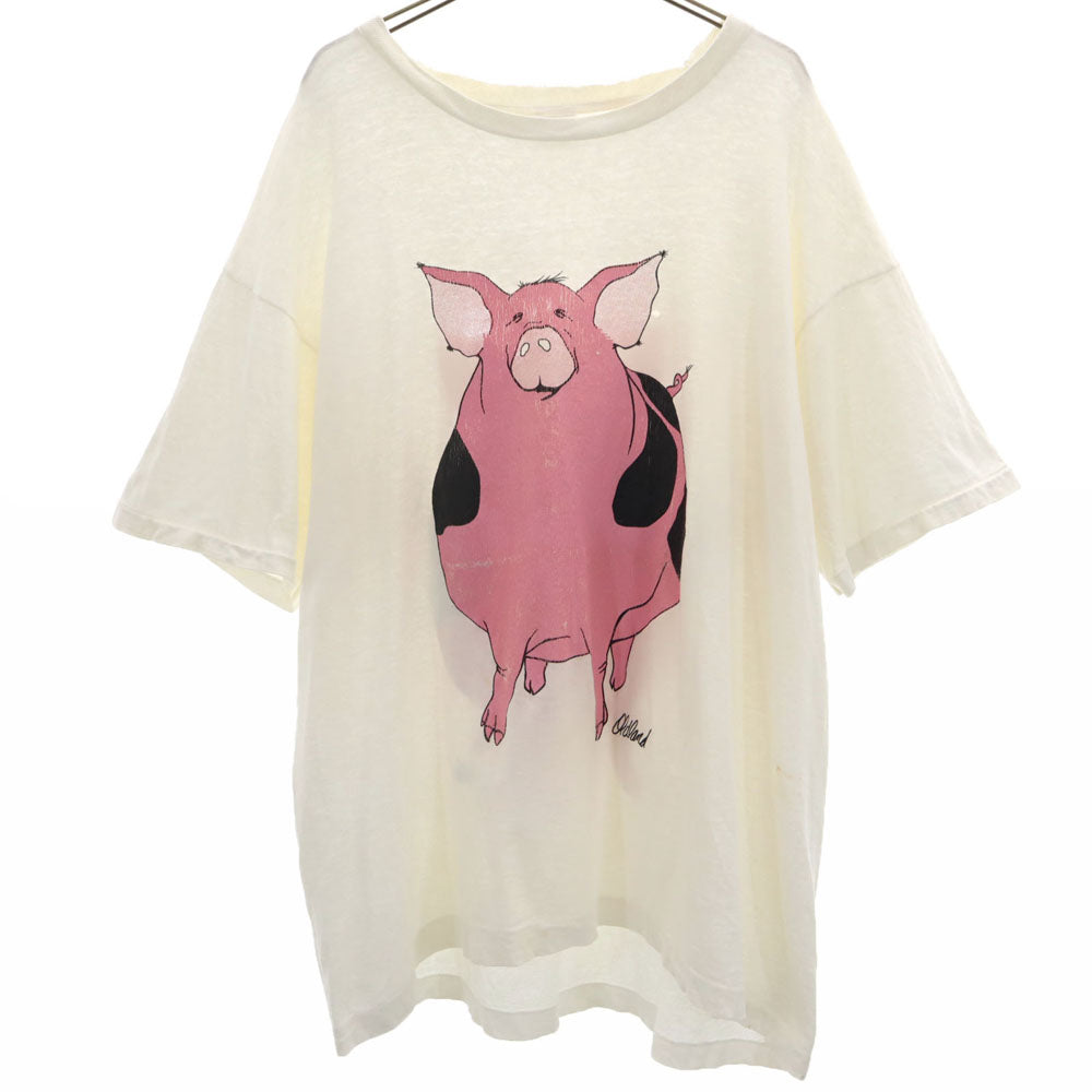 FRUIT OF THE LOOM フルーツオブザルーム 90s オールド 両面プリント 半袖 Tシャツ XL 白 メンズ