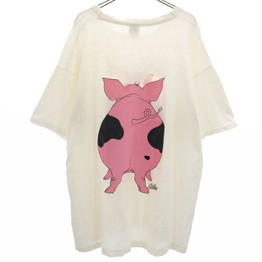 FRUIT OF THE LOOM フルーツオブザルーム 90s オールド 両面プリント 半袖 Tシャツ XL 白 メンズ