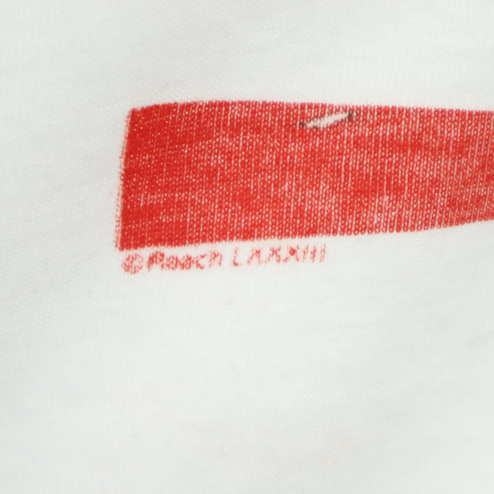 TPLUS 90s USA製 日章旗 オールド 半袖 Tシャツ S 白 SHELDON HONG KONG メンズ