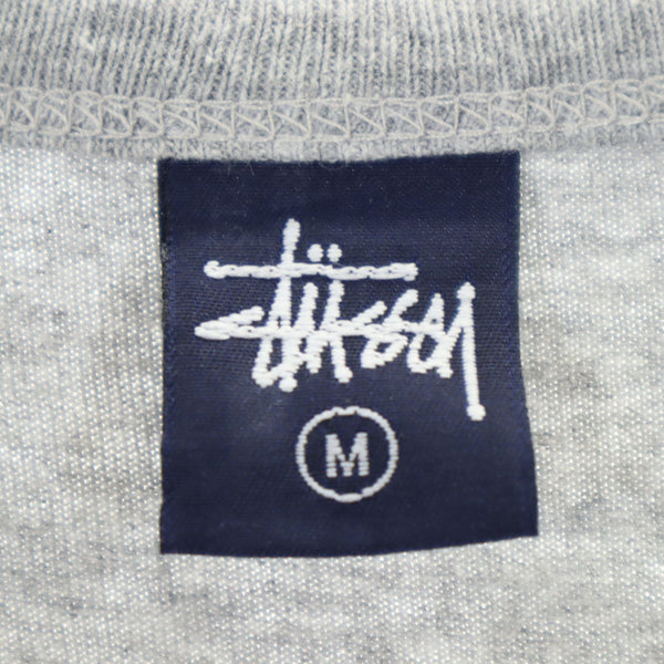 ステューシー 紺タグ オールド 半袖 Tシャツ M グレー STUSSY レディース