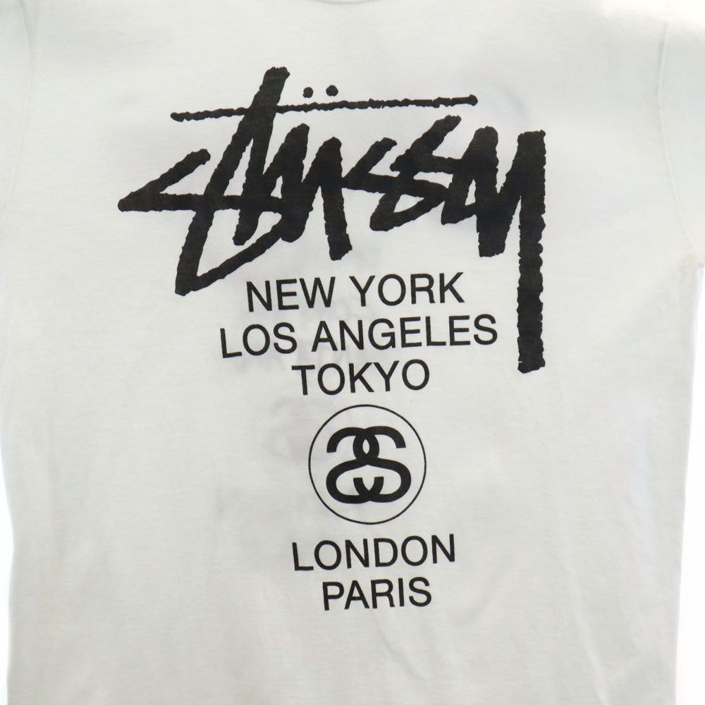 ステューシー 半袖 Tシャツ M ホワイト STUSSY メンズ