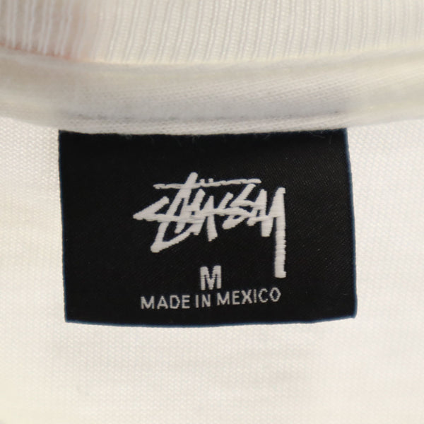 ステューシー 半袖 Tシャツ M ホワイト STUSSY メンズ