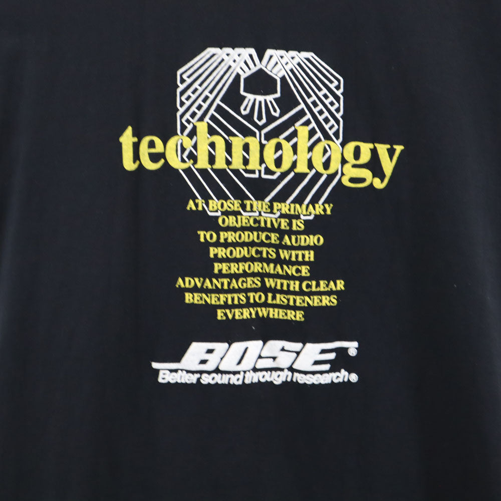 ユナイテッドスポーツ 90s USA製 オールド BOSE 半袖 Tシャツ L ブラック United Sports メンズ