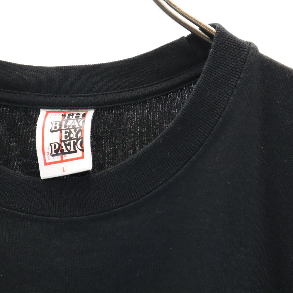 ブラックアイパッチ 日本製 半袖 Tシャツ L ブラック THE BLACK EYE PATCH メンズ