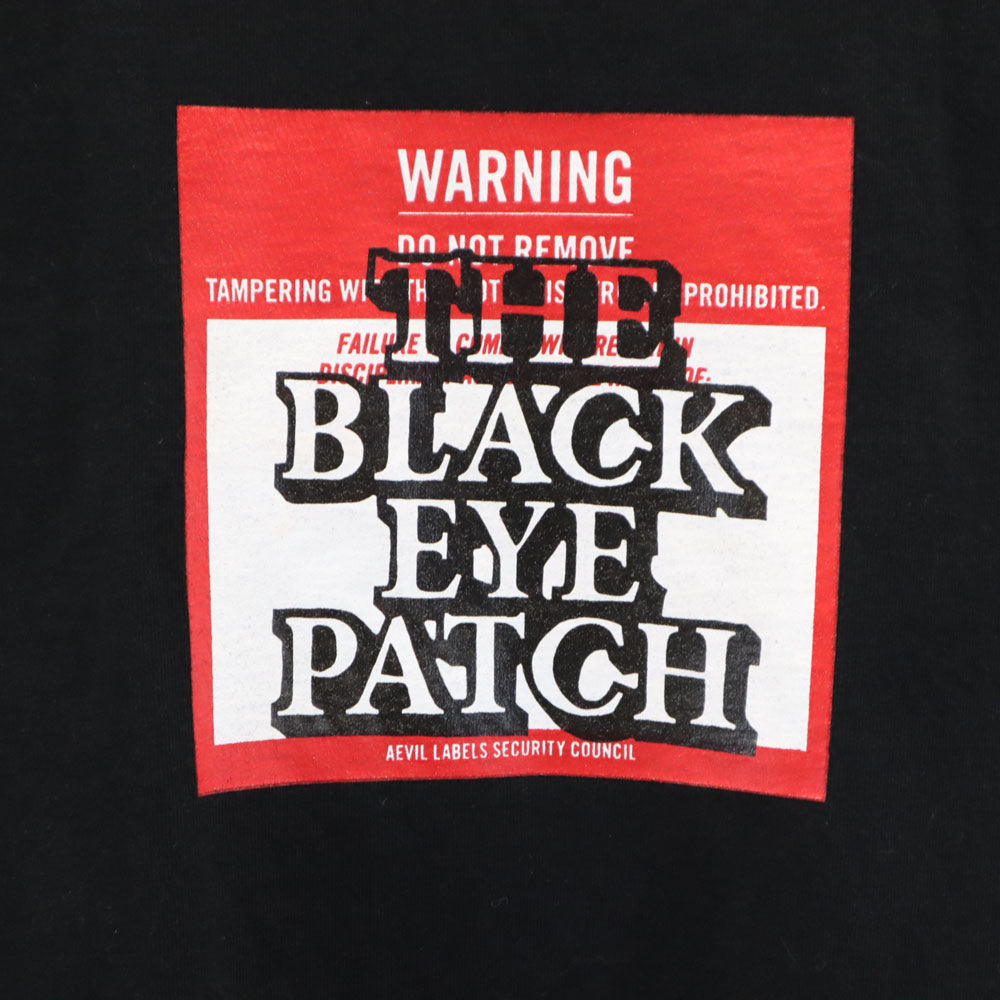 ブラックアイパッチ 日本製 半袖 Tシャツ L ブラック THE BLACK EYE PATCH メンズ