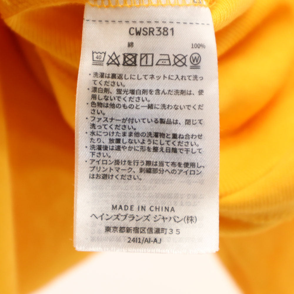 チャンピオン リバースウィーブ 半袖 Tシャツ M イエロー Champion メンズ