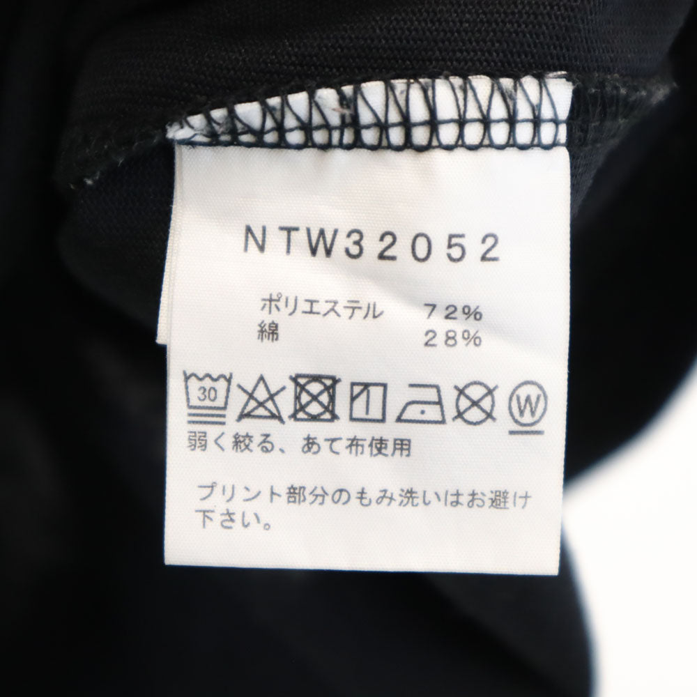 ノースフェイス アウトドア NTW32052 スモールボックスロゴ 半袖 Tシャツ L ブラック THE NORTH FACE レディース