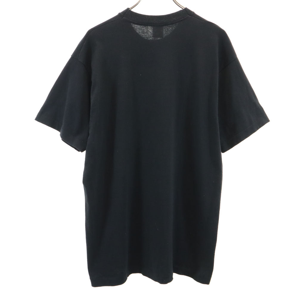 FRUIT OF THE LOOM フルーツオブザルーム 90s USA製 オールド アートT ベア プリント 半袖 Tシャツ XL ブラック クマ シングルステッチ メンズ