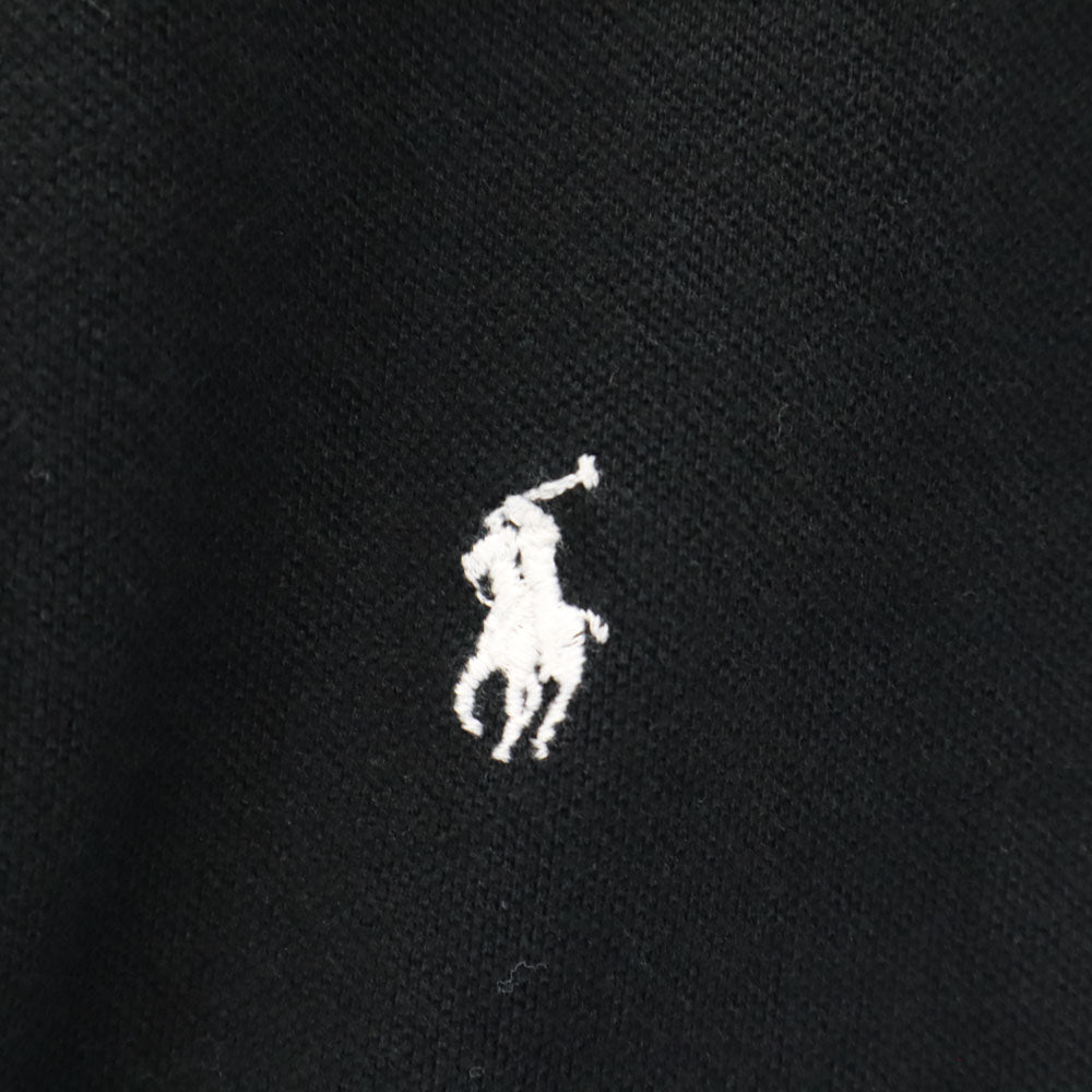 ポロバイラルフローレン 半袖 ポロシャツ S ブラック Polo by Ralph Lauren 鹿の子 CUSTOM FIT メンズ