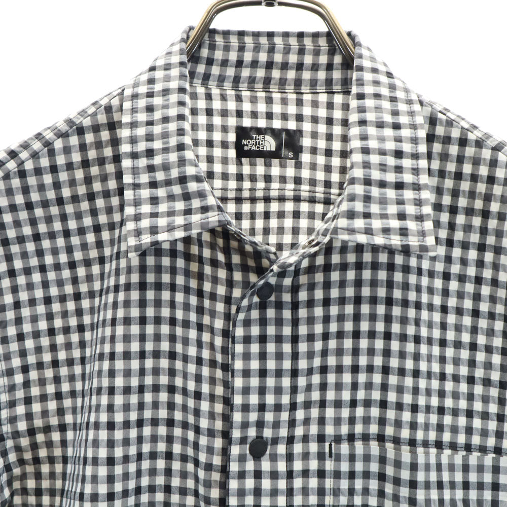 ノースフェイス アウトドア NR21803 ギンガムチェック 半袖 ネバダ シャツ S ブラック 他 THE NORTH FACE Nevada Shirt メンズ
