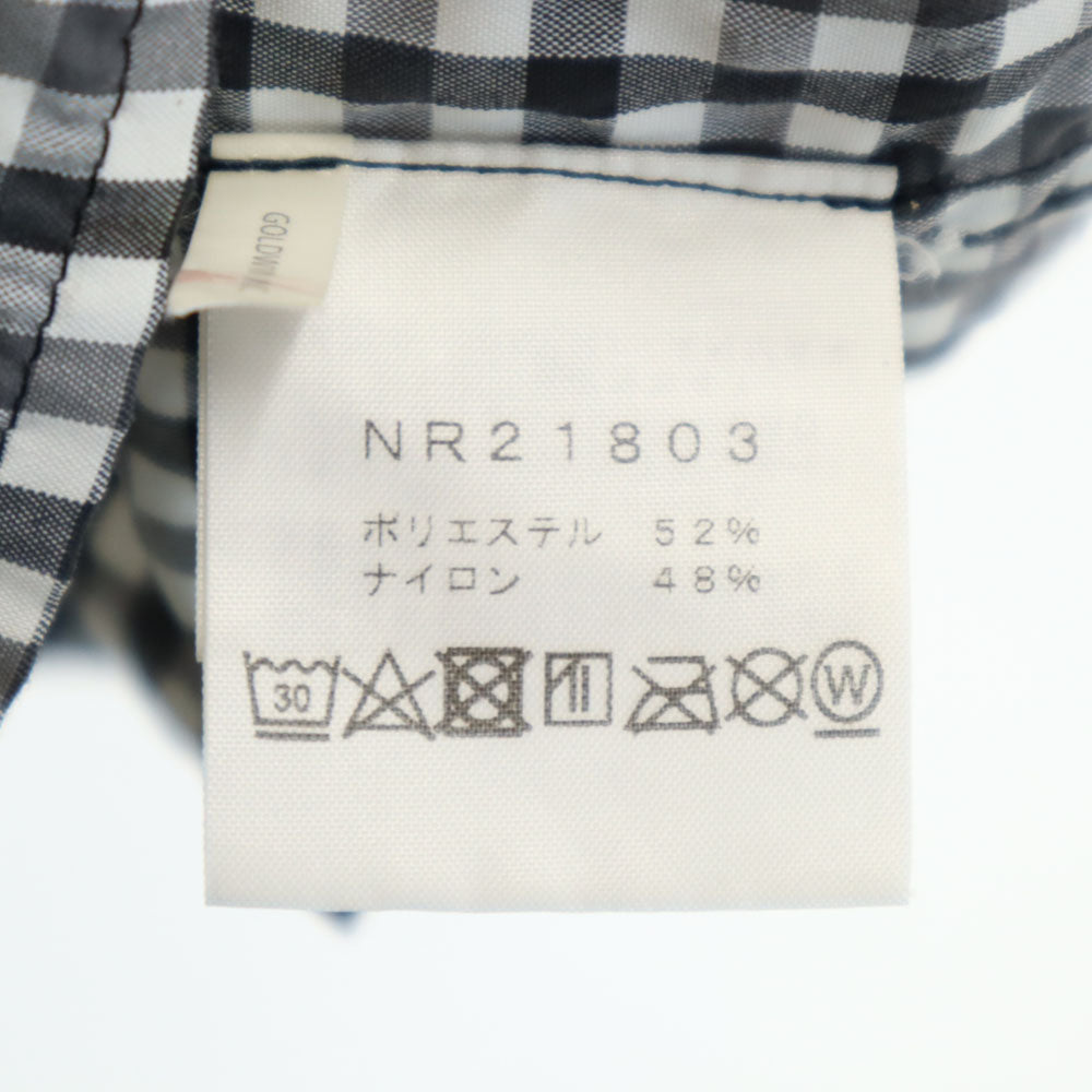 ノースフェイス アウトドア NR21803 ギンガムチェック 半袖 ネバダ シャツ S ブラック 他 THE NORTH FACE Nevada Shirt メンズ