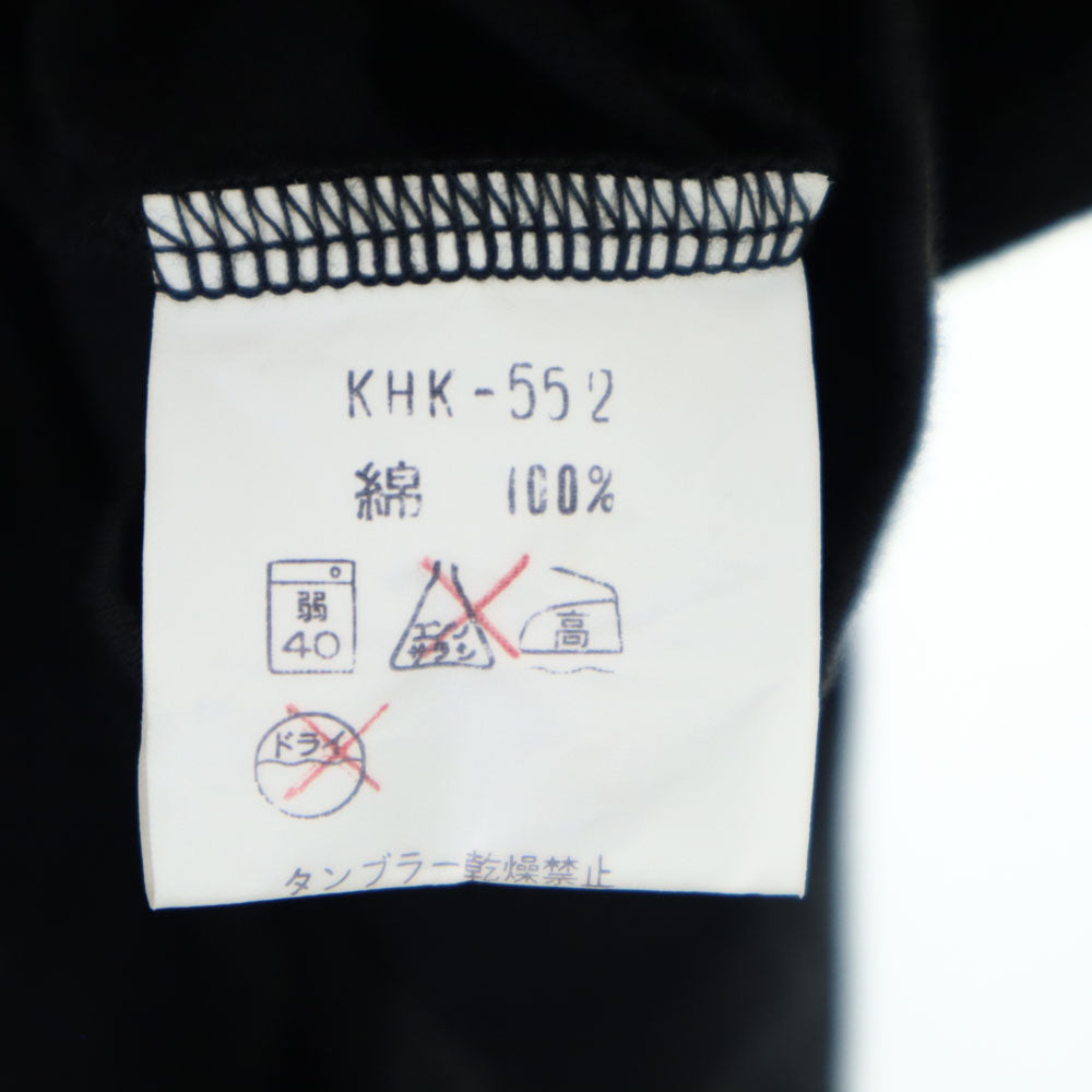 KENZO JEANS ケンゾージーンズ 90s 日本製 北斎タグ オールド バックプリント 半袖 Tシャツ FREE ブラック レディース