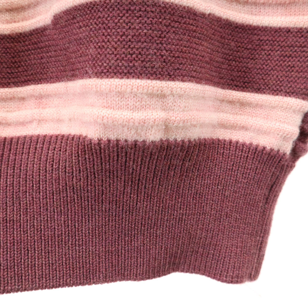 Christian Dior MONSIEUR クリスチャンディオール ムッシュ 90s ウール オールド 長袖 モックネック セーター L ボルドー系 ニット メンズ