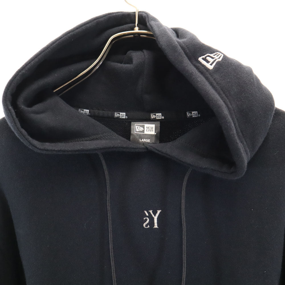 Y's ワイズ × ニューエラ コラボ 長袖 スウェットパーカー L 黒 × NEWERA プルオーバー メンズ