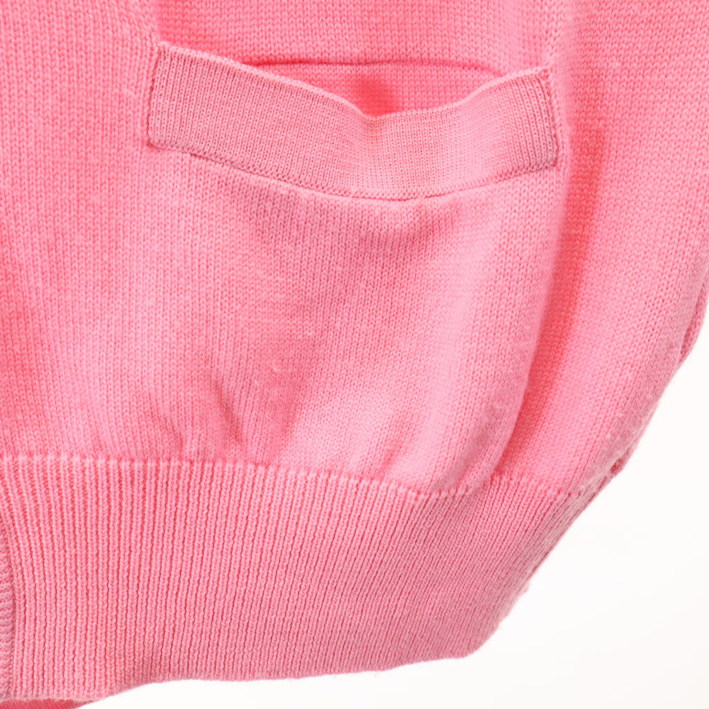 YVES SAINT LAURENT tricots イヴサンローラントリコット 90s ウール オールド 長袖 Vネック カーディガン M ピンク メンズ