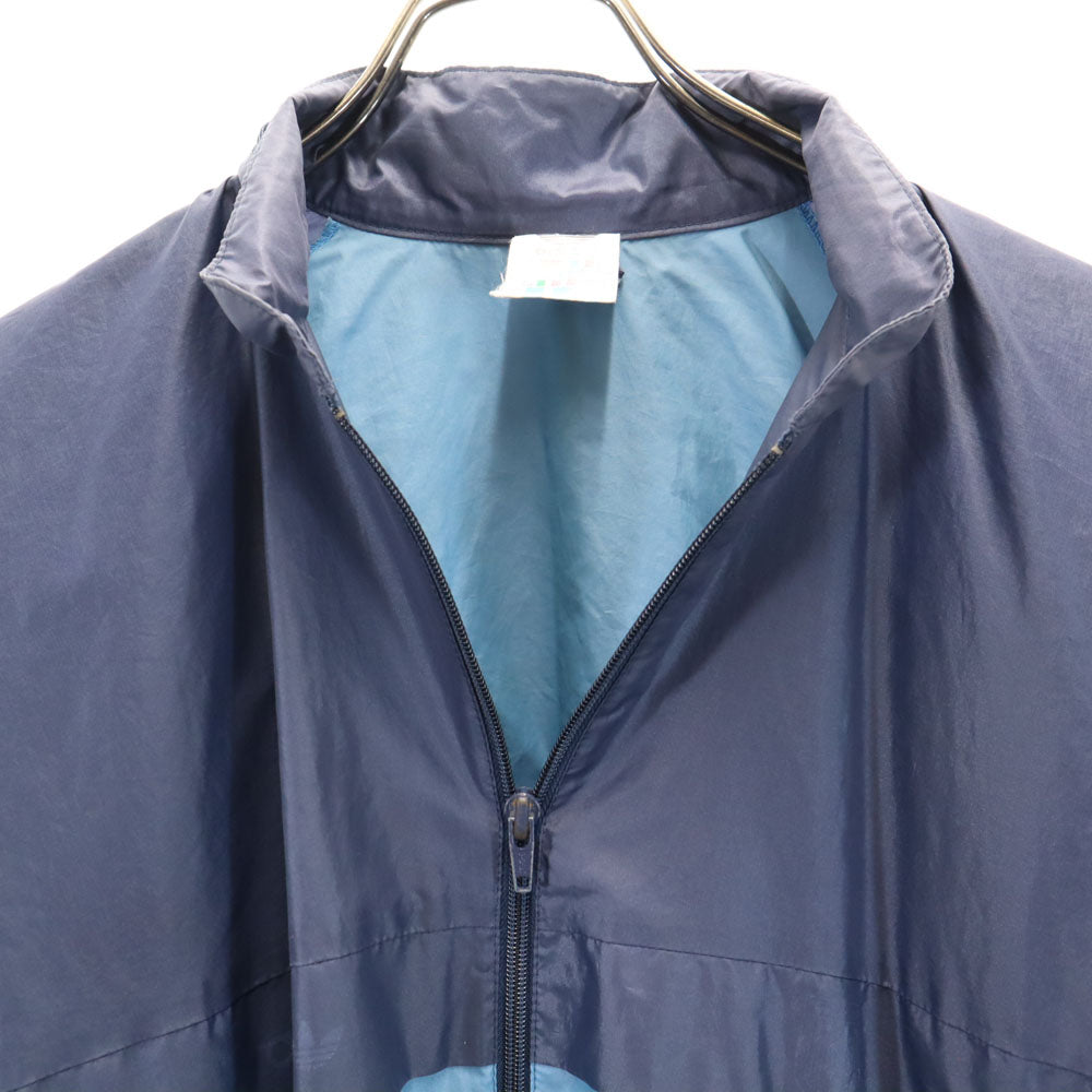 adidas アディダス 80s 万国旗タグ ヴィンテージ ナイロンジャケット 50 チャコールネイビー 他 ウィンドブレーカー メンズ