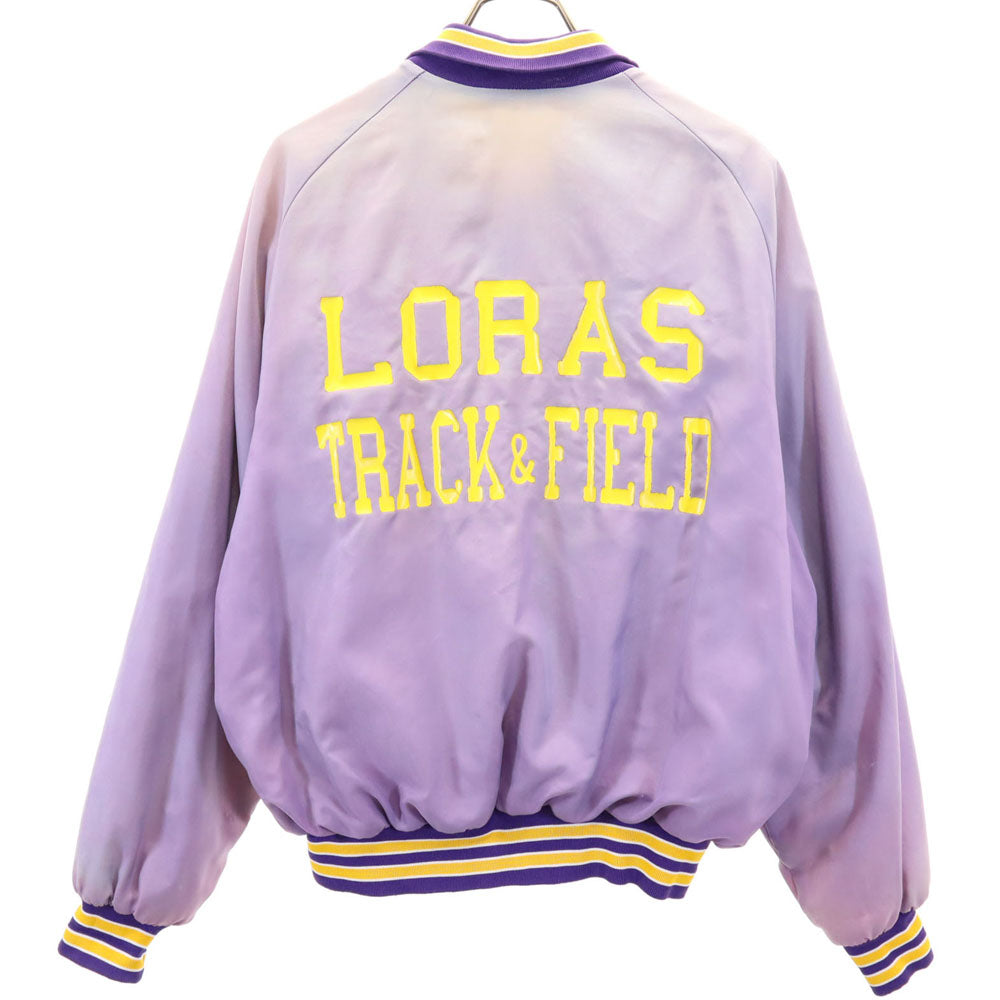 Don AllESON Athletic 70s ヴィンテージ コーチジャケット スタジャン ライトパープル ベースボールジャケット 裏キルティング メンズ