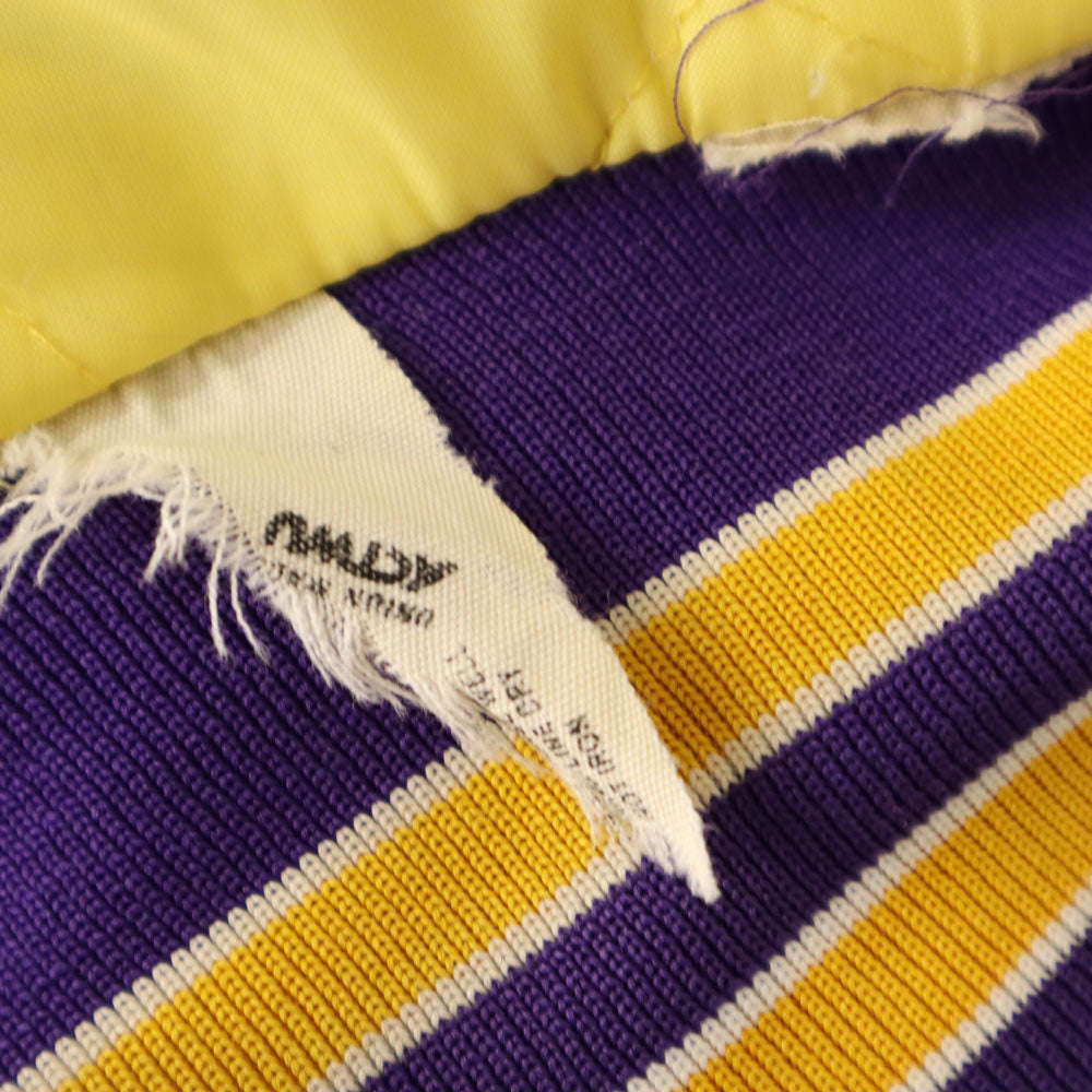 Don AllESON Athletic 70s ヴィンテージ コーチジャケット スタジャン ライトパープル ベースボールジャケット 裏キルティング メンズ