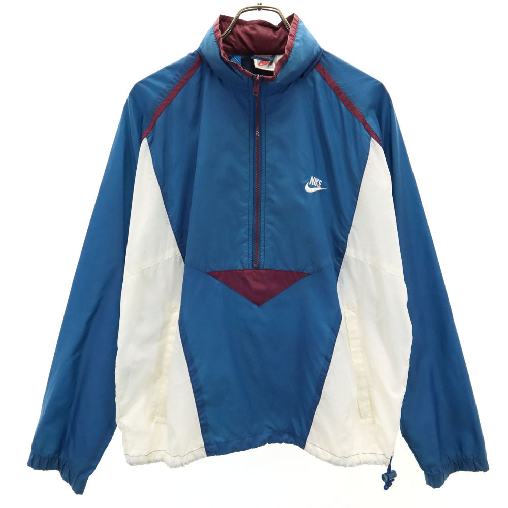 ナイキ 90s オールド ハーフジップ ブルゾン M 青紺 NIKE ジャケット メンズ