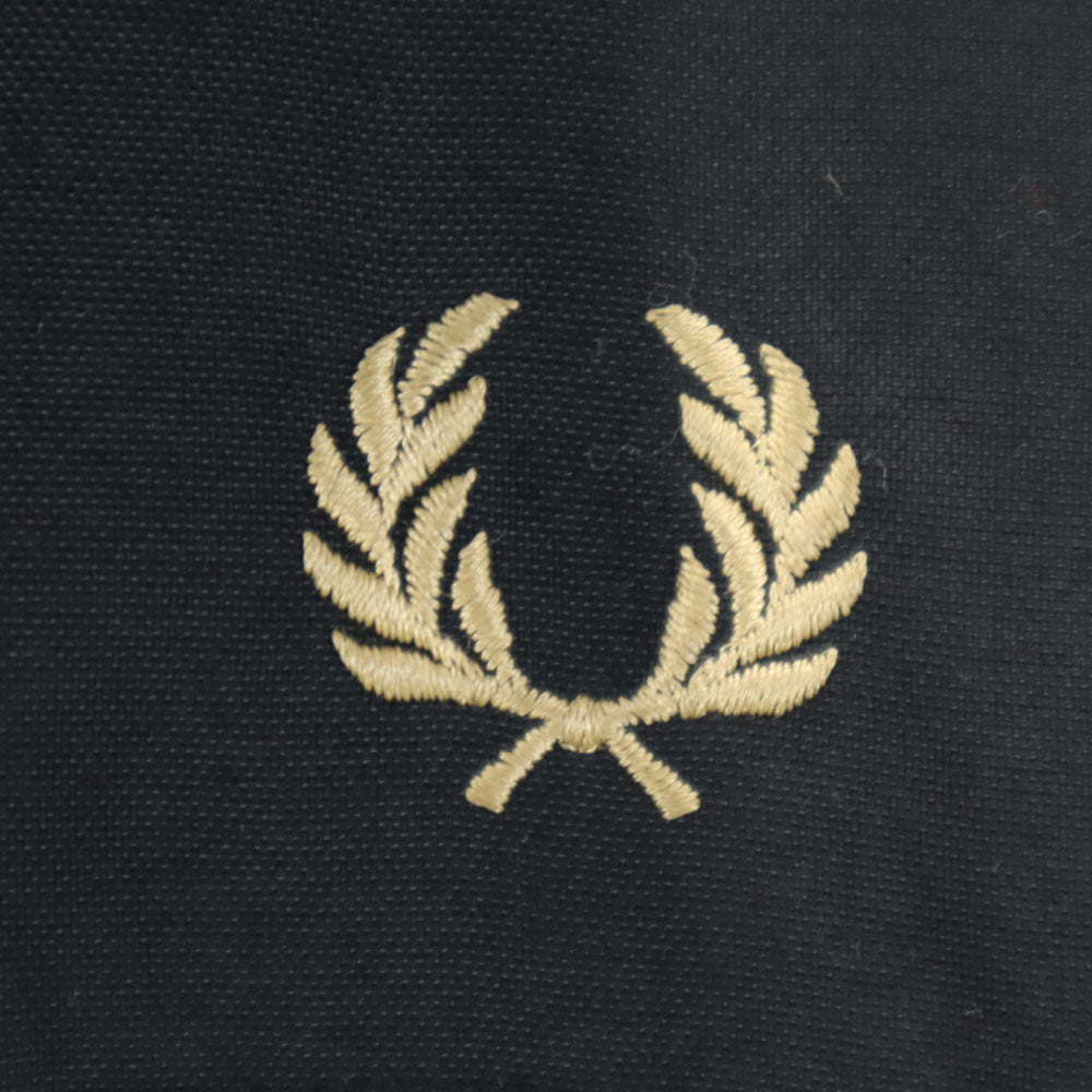 フレッドペリー ナイロンジャケット M ブラック FRED PERRY SPORTS WEAR 裏フリース メンズ