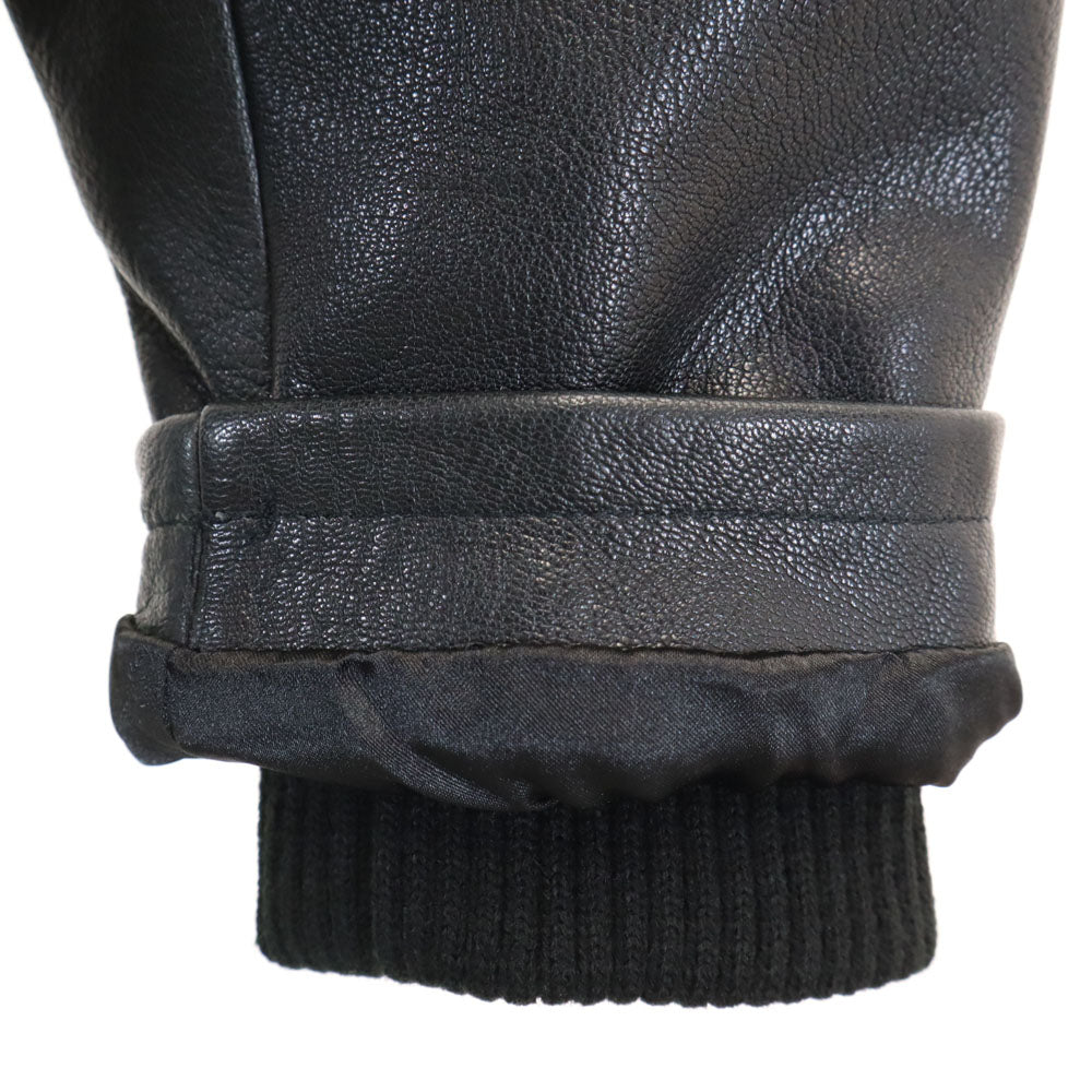 ハルフ ゴート レザージャケット L ブラック Haruf パーカー メンズ