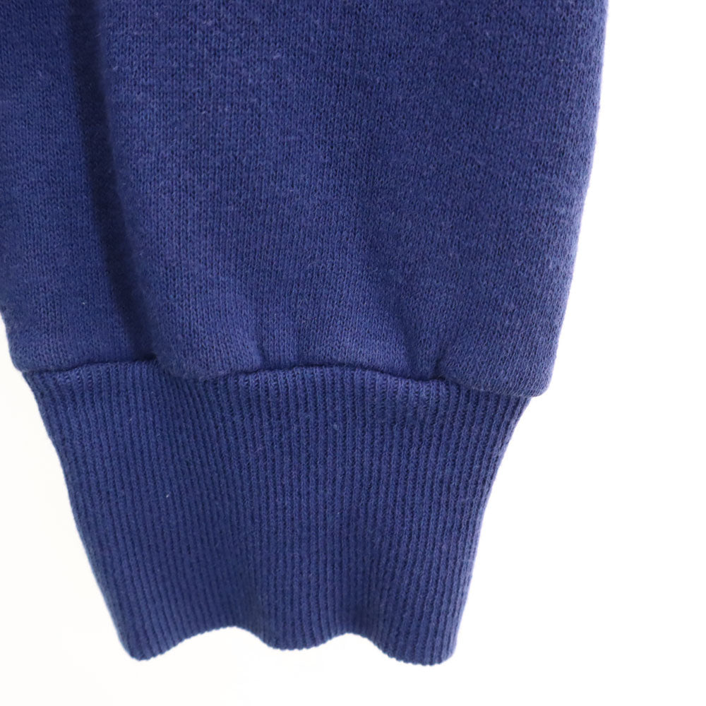 Champion チャンピオン 80s USA製 ヴィンテージ トリコタグ カレッジ 長袖 スウェット トレーナー L 青紺 裏起毛 レディース