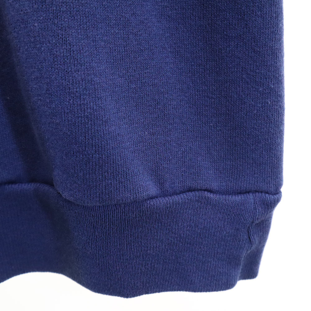 Champion チャンピオン 80s USA製 ヴィンテージ トリコタグ カレッジ 長袖 スウェット トレーナー L 青紺 裏起毛 レディース