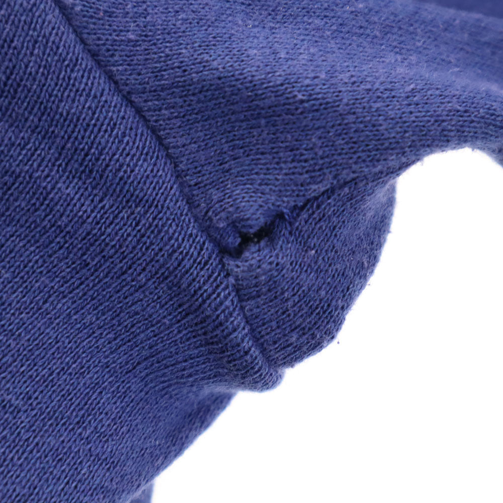 Champion チャンピオン 80s USA製 ヴィンテージ トリコタグ カレッジ 長袖 スウェット トレーナー L 青紺 裏起毛 レディース