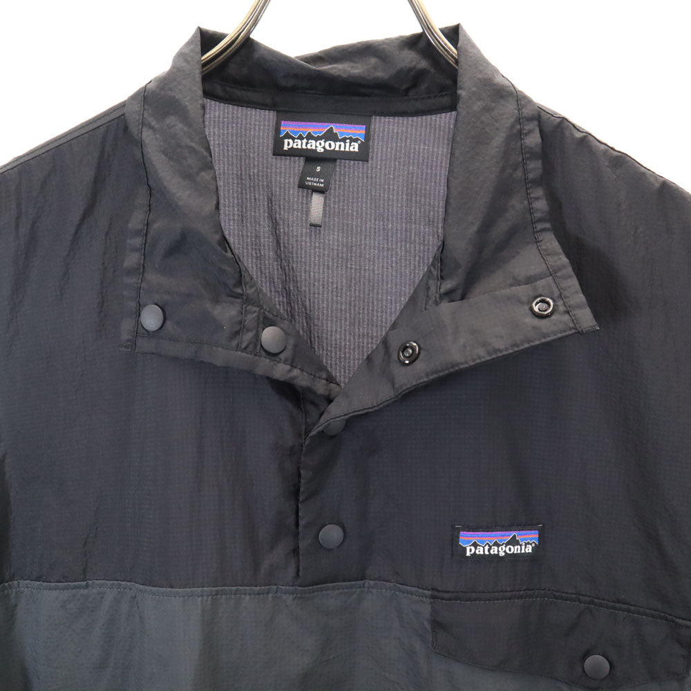 パタゴニア アウトドア 24150SP21 フーディニ スナップT ナイロンジャケット S ブラック patagonia プルオーバー メンズ