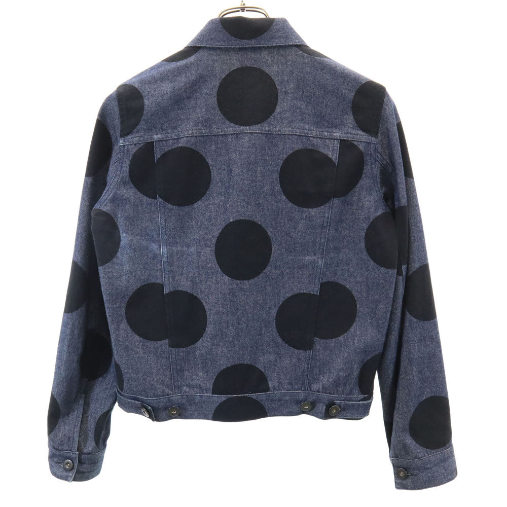 TAKESHI KOSAKA タケシコウサカ ドット柄 デニムジャケット 1 ネイビー Y's ヨウジヤマモト ジージャン レディース