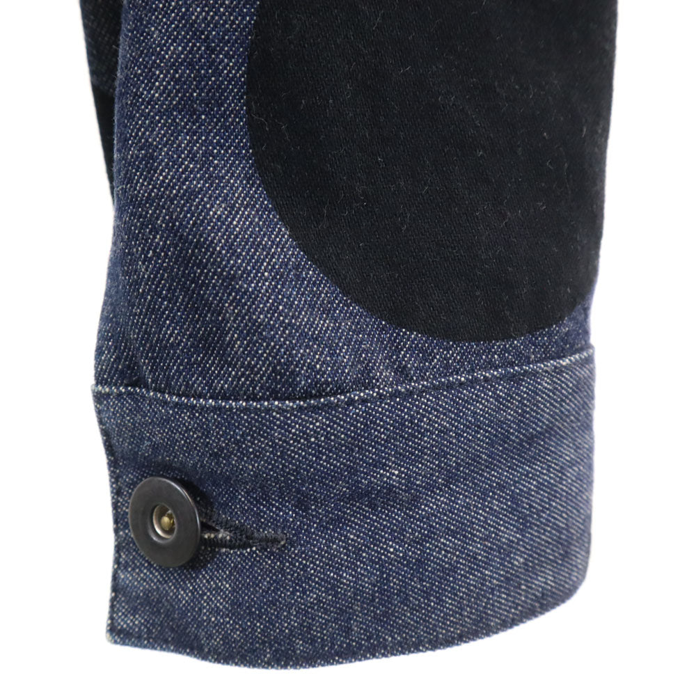 TAKESHI KOSAKA タケシコウサカ ドット柄 デニムジャケット 1 ネイビー Y's ヨウジヤマモト ジージャン レディース