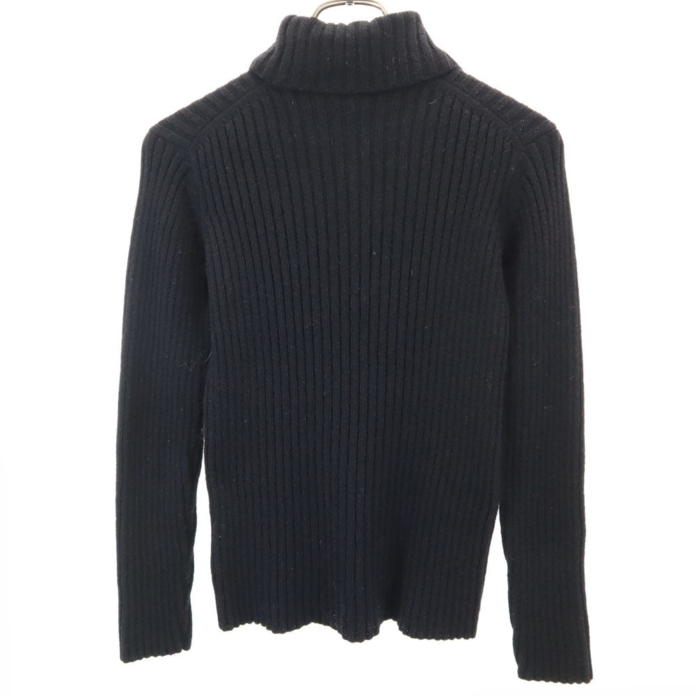 ジュンヤワタナベコムデギャルソン 2001年 00s 日本製 長袖 タートルネック セーター ブラック JUNYA WATANABE COMME des GARCONS リブニット レディース