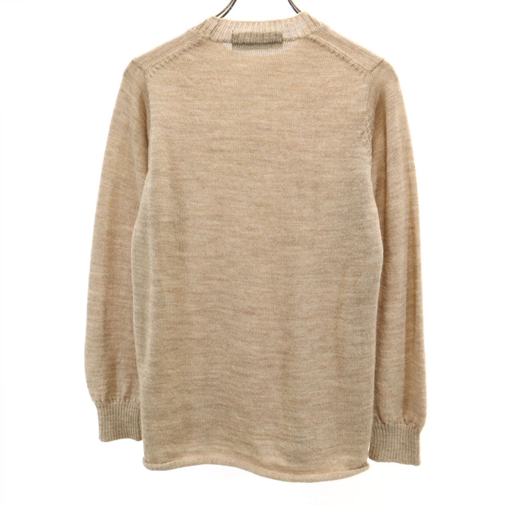 tricot COMME des GARCONS トリココムデギャルソン 1997年 90s 日本製 オールド 花柄刺繍 長袖 セーター ベージュ ニット レディース