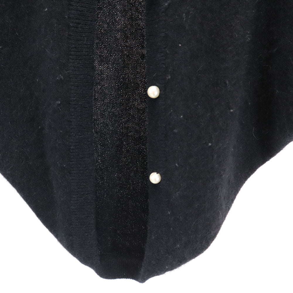 トリココムデギャルソン 1989年 80s 日本製 アンゴラブレンド  オールド 長袖 ショート丈 ニット ボレロ ブラック tricot COMME des GARCONS カーディガン レディース