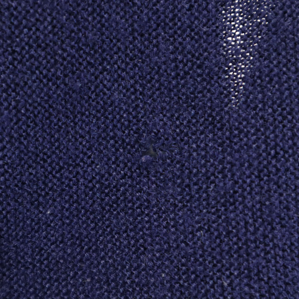 LACOSTE ラコステ 70s 80s ヴィンテージ 長袖 Vネック ニットカーディガン ネイビー メンズ