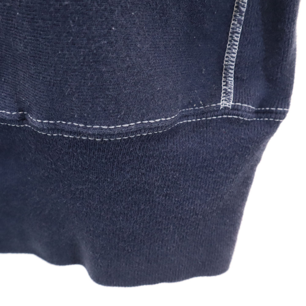 Champion チャンピオン 90s メキシコ製 刺繍タグ オールド 目無し 長袖 リバースウィーブ スウェット トレーナー L ネイビー 裏起毛 メンズ