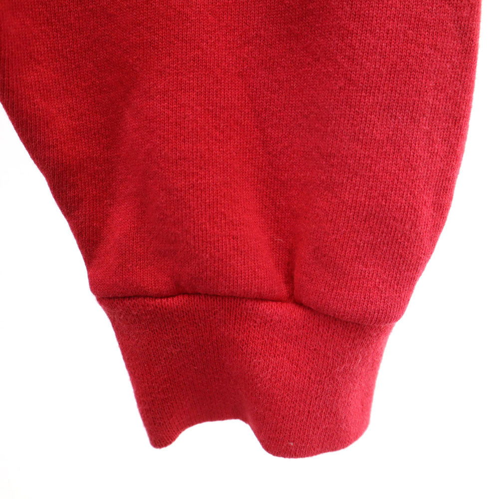 ナイキ 90s USA製 オールド 長袖 スウェットパーカー M レッド NIKE 裏起毛 メンズ