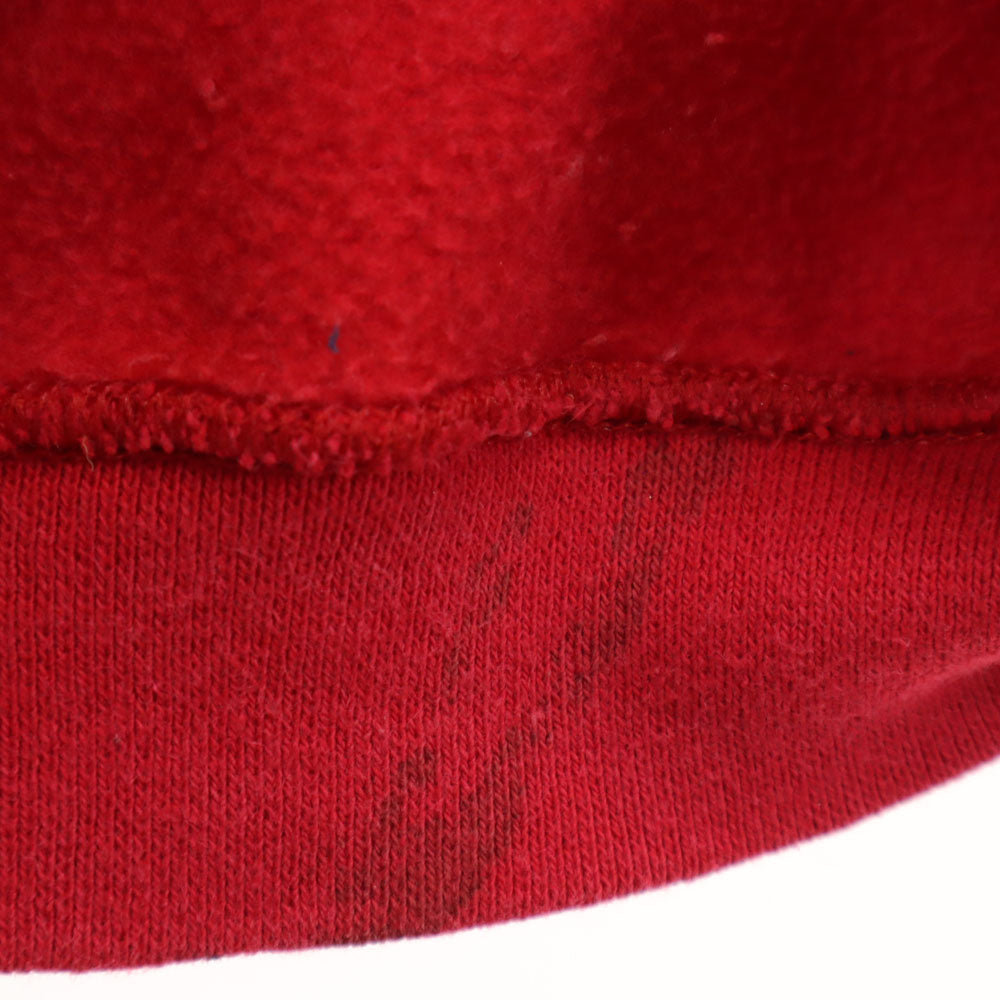 ナイキ 90s USA製 オールド 長袖 スウェットパーカー M レッド NIKE 裏起毛 メンズ