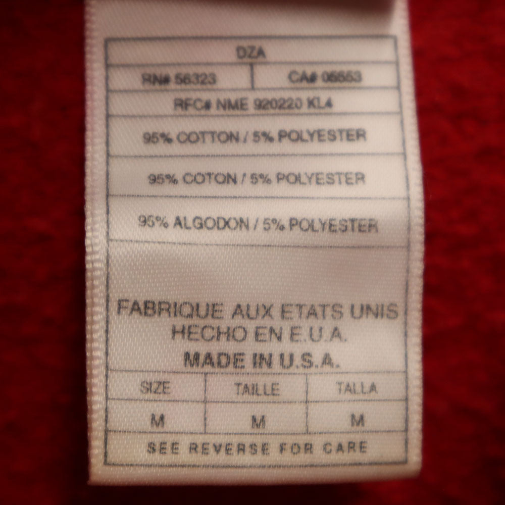 ナイキ 90s USA製 オールド 長袖 スウェットパーカー M レッド NIKE 裏起毛 メンズ