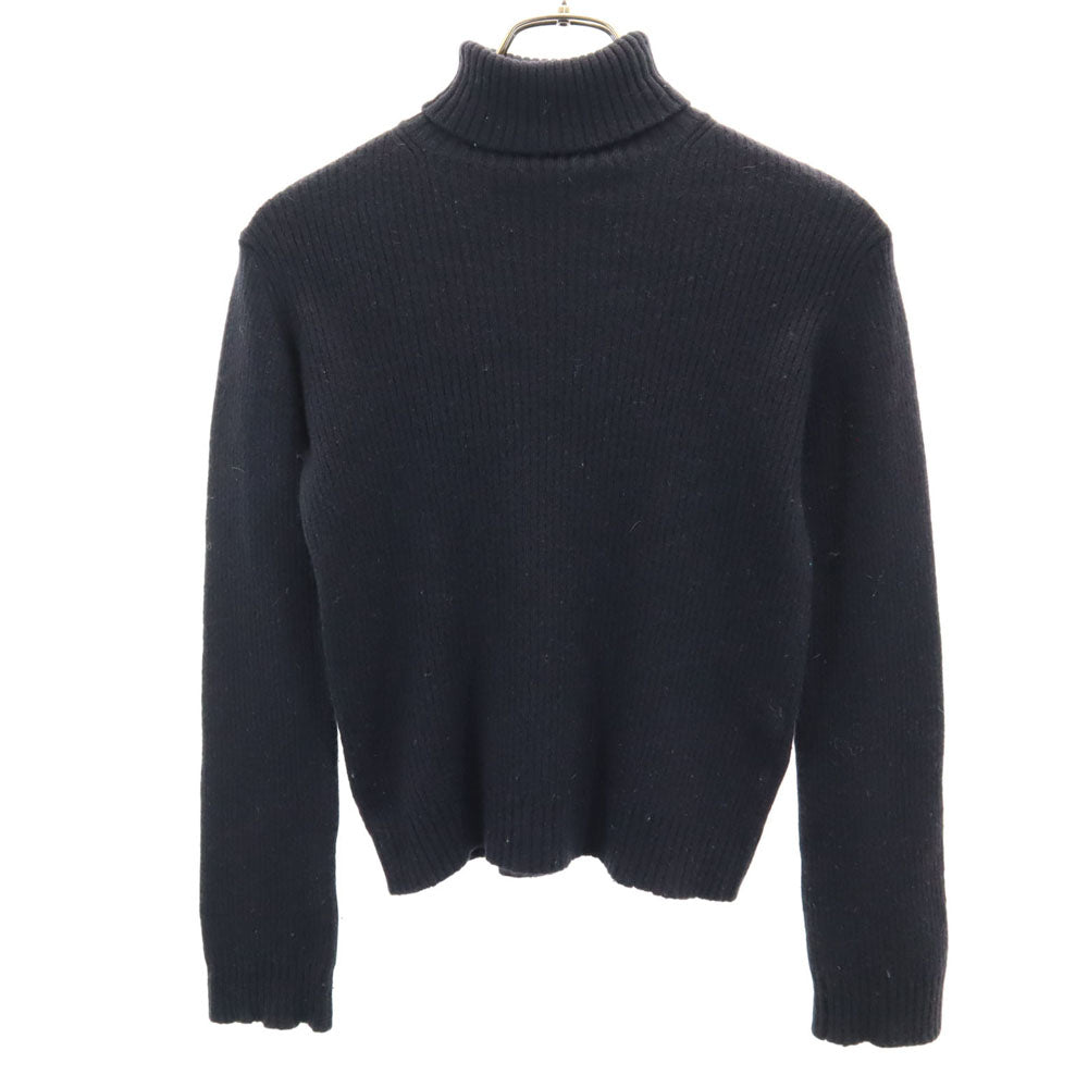 tricot COMME des GARCONS トリココムデギャルソン 1996年 90s 日本製 オールド 長袖 タートルネック セーター チャコールブラック リブニット レディース