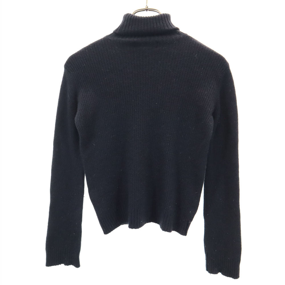 tricot COMME des GARCONS トリココムデギャルソン 1996年 90s 日本製 オールド 長袖 タートルネック セーター チャコールブラック リブニット レディース