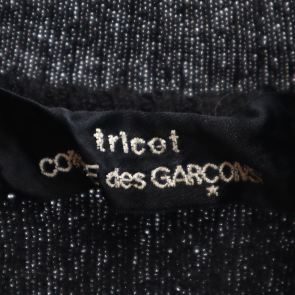 tricot COMME des GARCONS トリココムデギャルソン 1996年 90s 日本製 オールド 長袖 タートルネック セーター チャコールブラック リブニット レディース