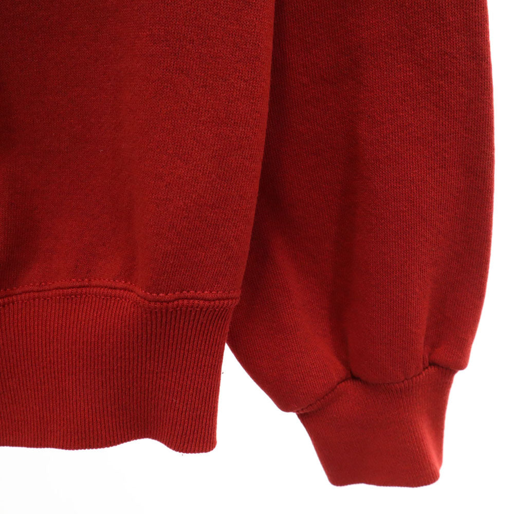 JERZEES ジャージーズ 90s USA製 オールド パズル ミッキーマウス 長袖 スウェット トレーナー L レッド Disney ディズニー クラック加工 メンズ