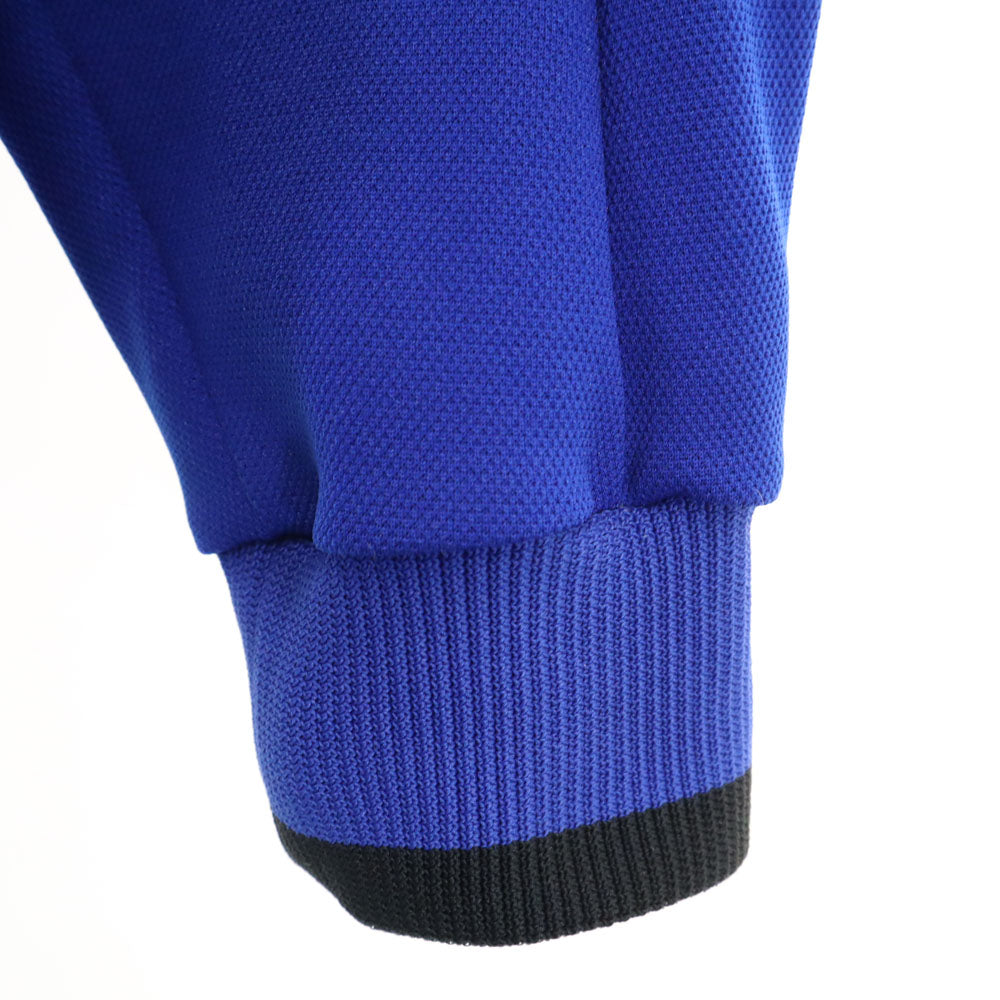 アディダス 80s デサント製 ヴィンテージ トレフォイルロゴ トラックジャケット 上下 セットアップ L ブルー系 adidas ジャージ メンズ