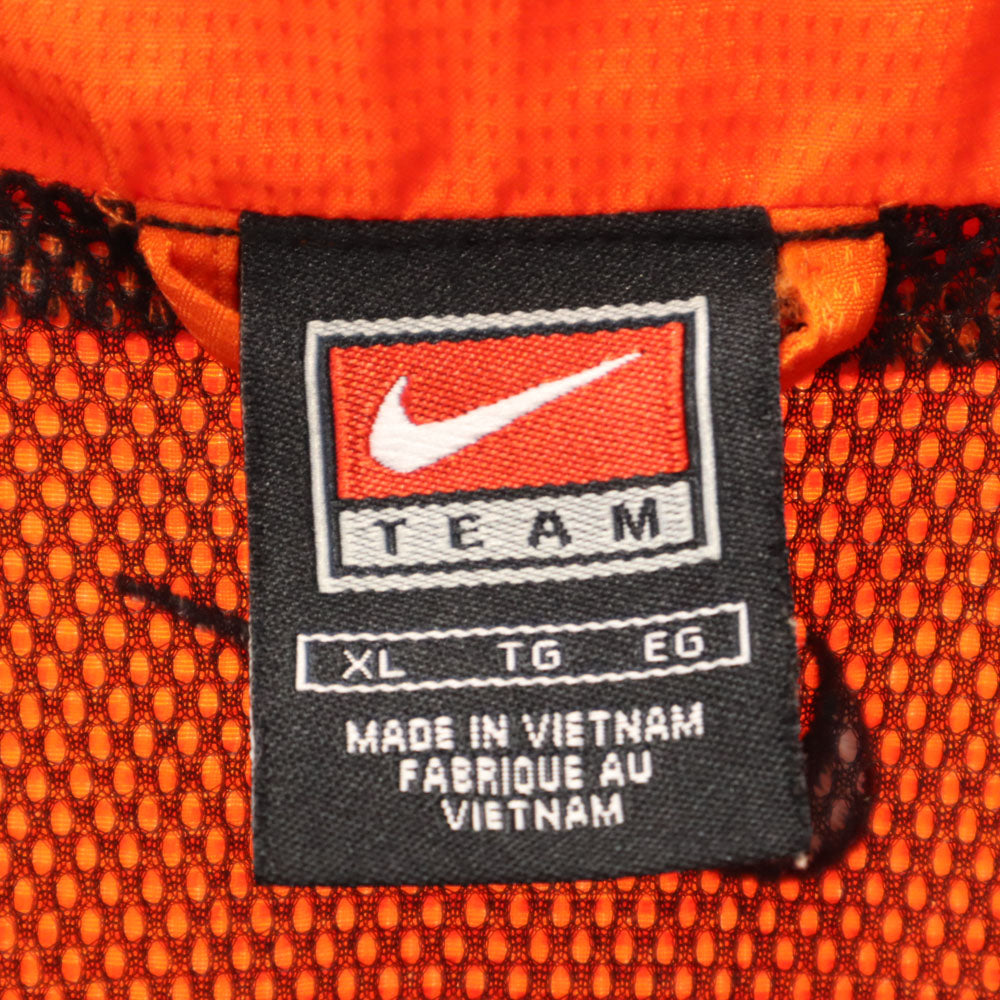 NIKE ナイキ 90s 00s オールド ウィンドブレーカー 上下 セットアップ XL オレンジ系 サッカー メンズ